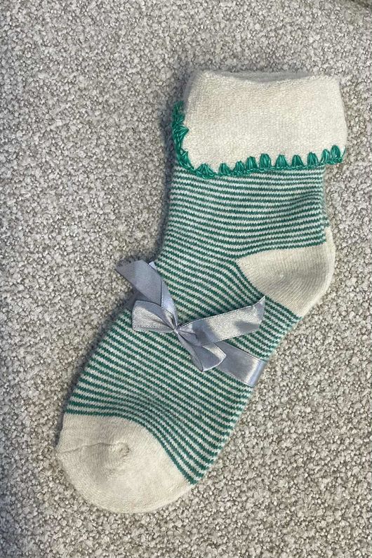 Laundry B Terry & Wool Luxury Socks Pinstripe Garros